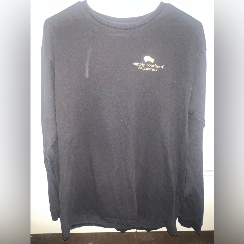 Black simply southern *messy hair don’t care* shirt